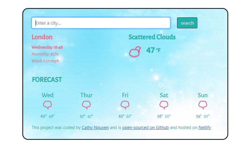 React Weather App